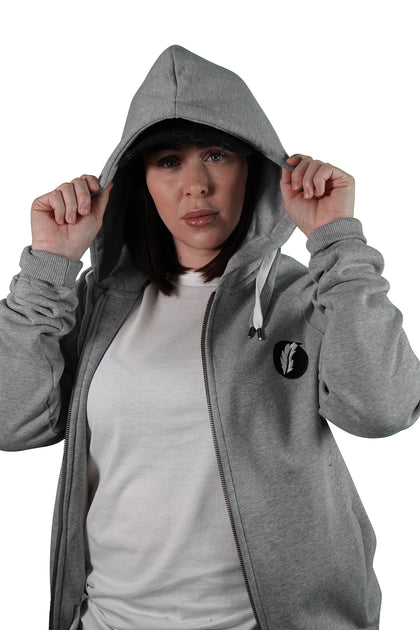 Grey Quill Hoodie