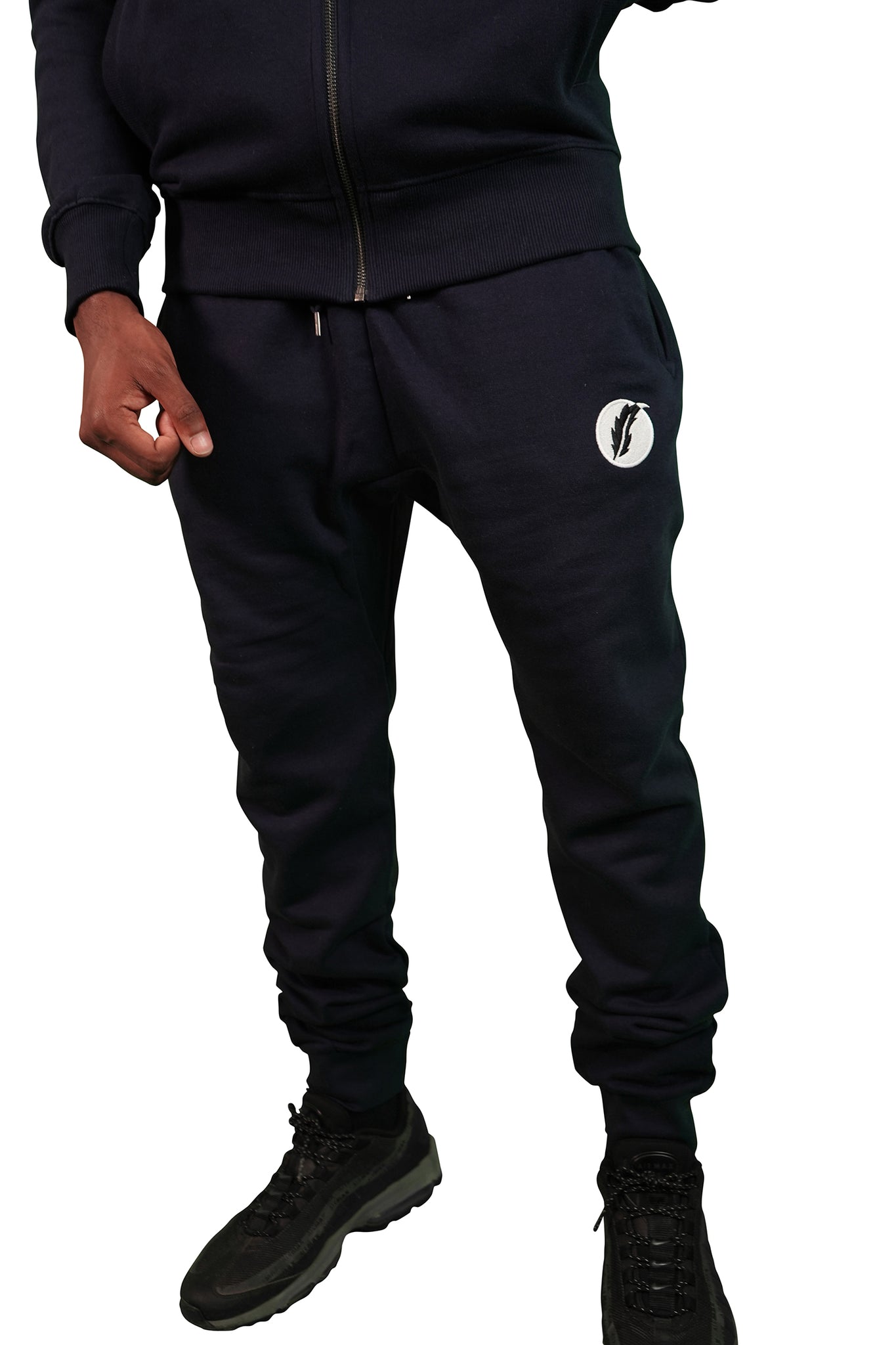 Navy Quill Joggers