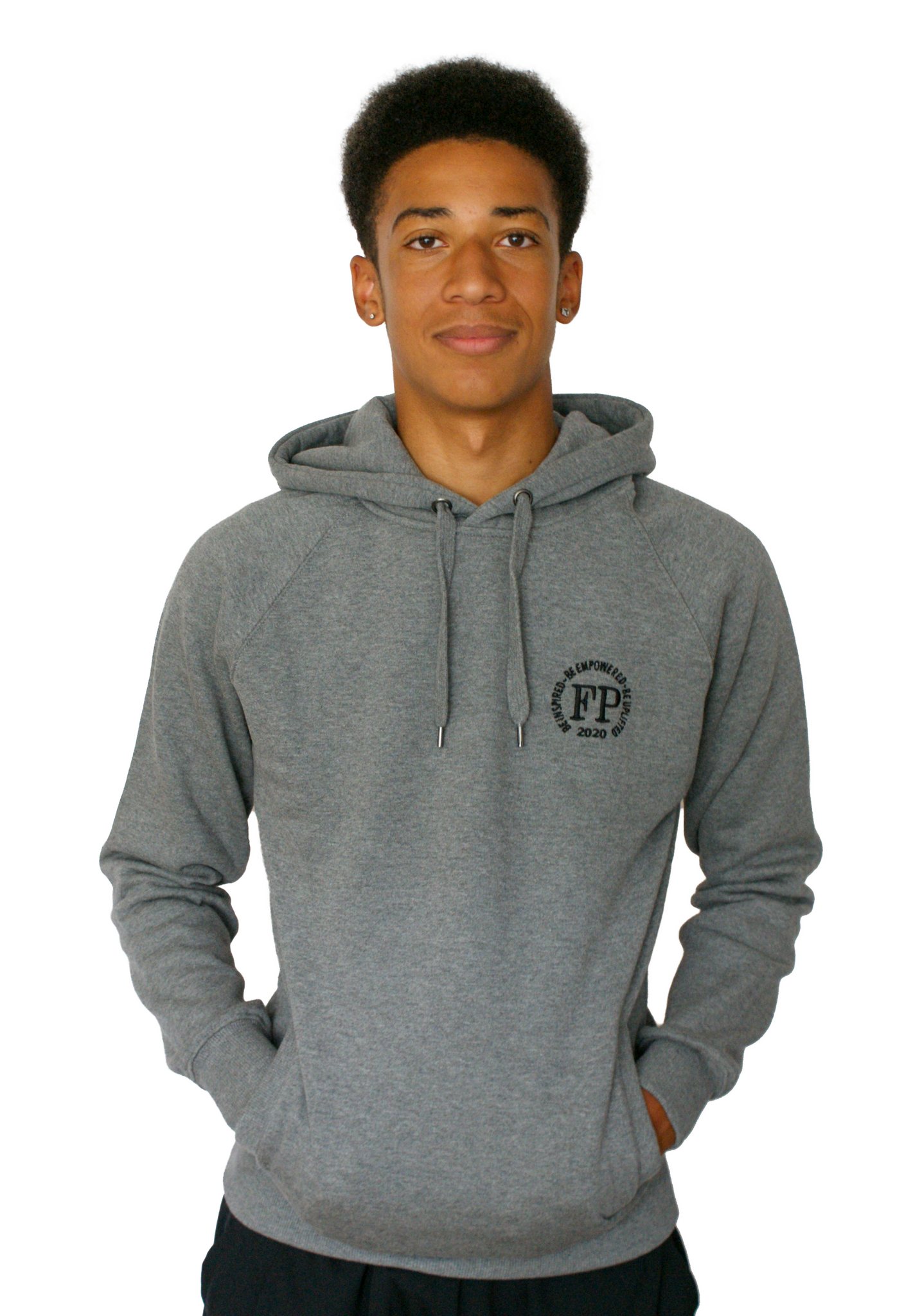 Future Poet -  Unisex Grey Hoodie with side pockets